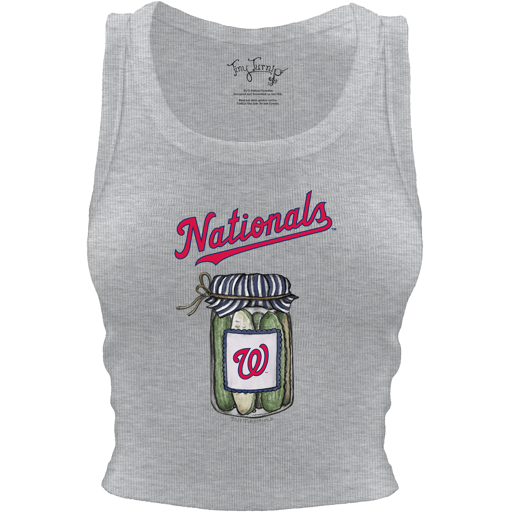 Washington Nationals Pickle Jar Crop Tank