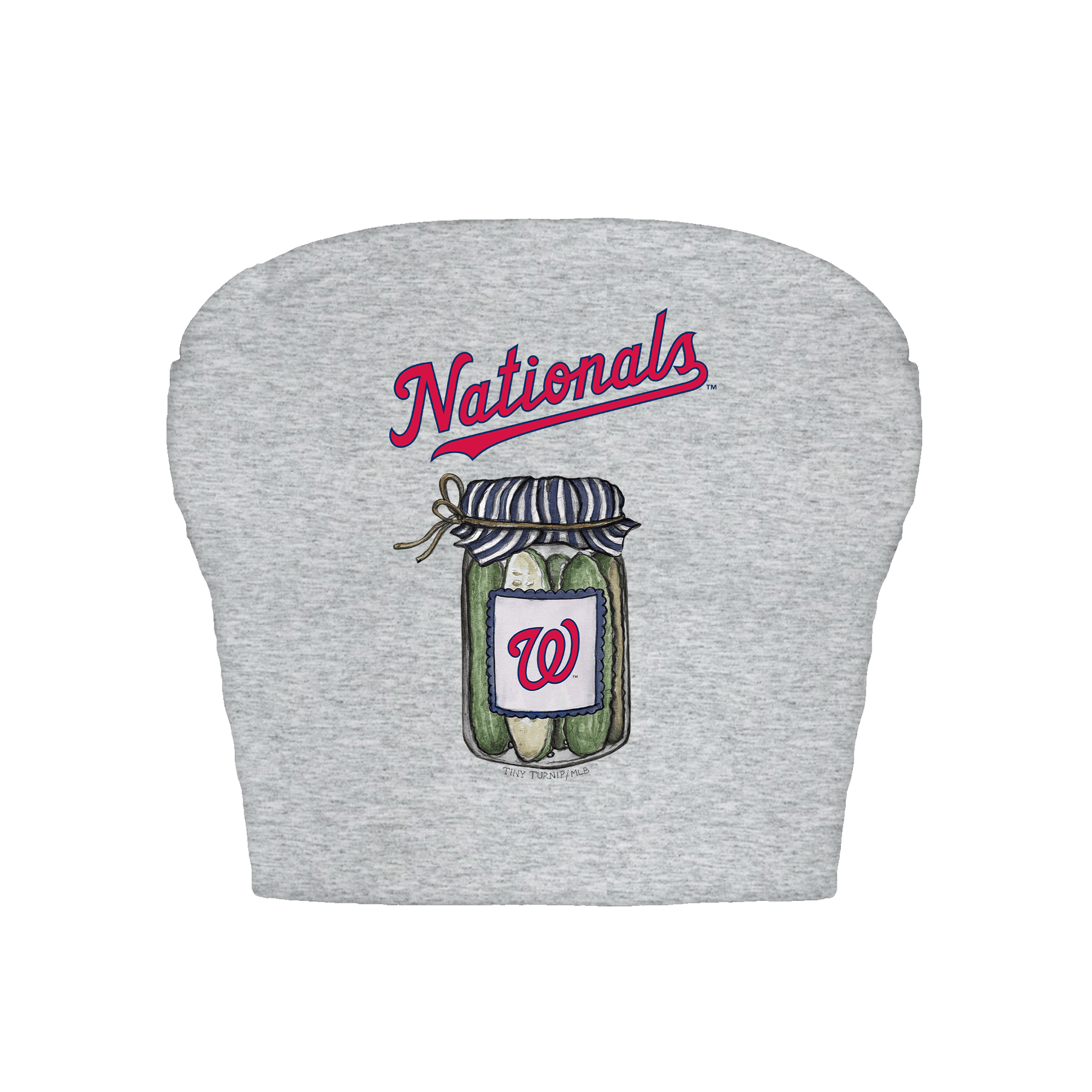 Washington Nationals Pickle Jar Crop Tube Top