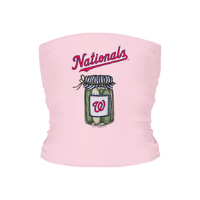 Washington Nationals Pickle Jar Tube Top