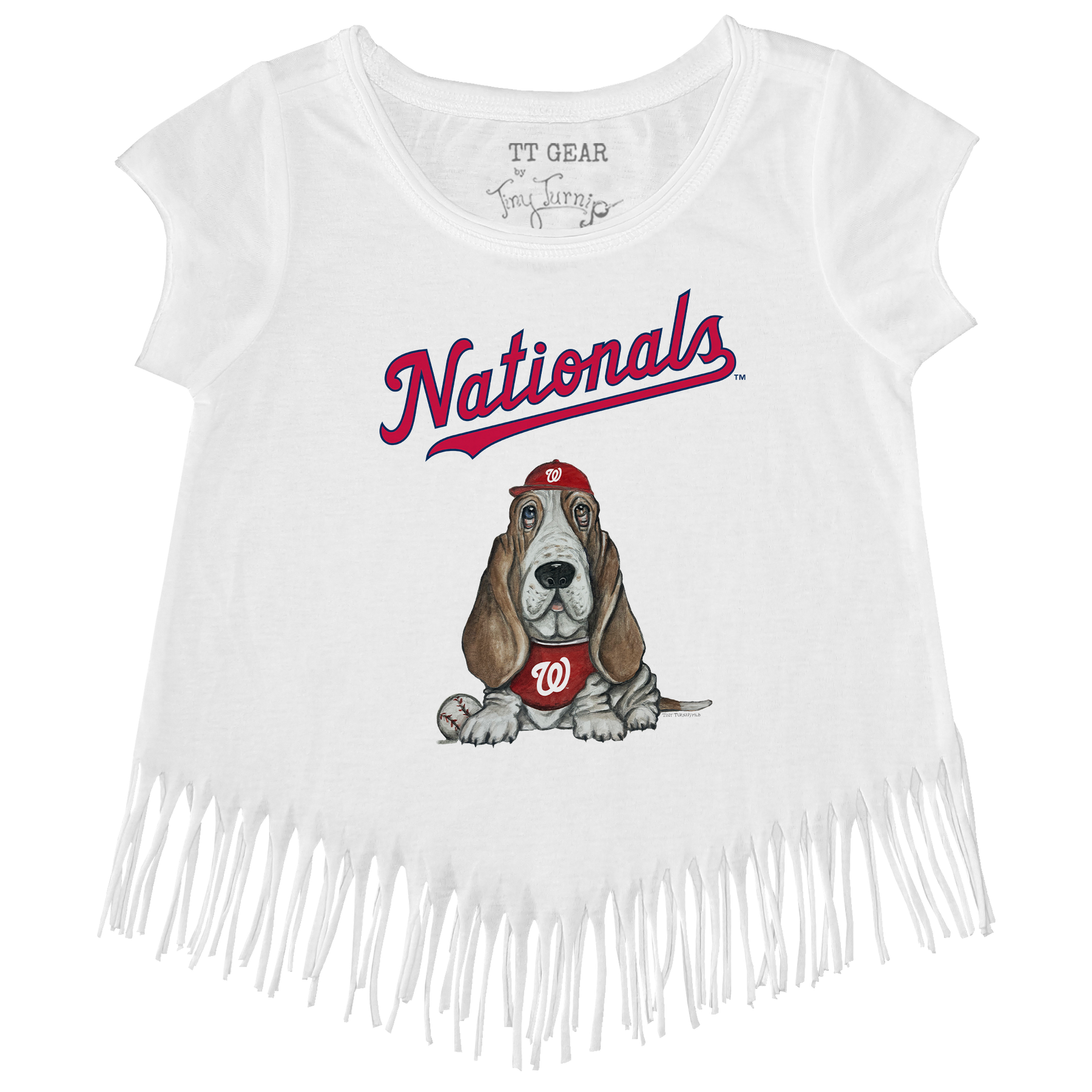 Washington Nationals Puddy Fringe Tee - Tiny Turnip