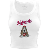 Washington Nationals Puddy Crop Tank - Tiny Turnip