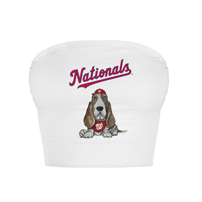 Washington Nationals Puddy Crop Tube Top