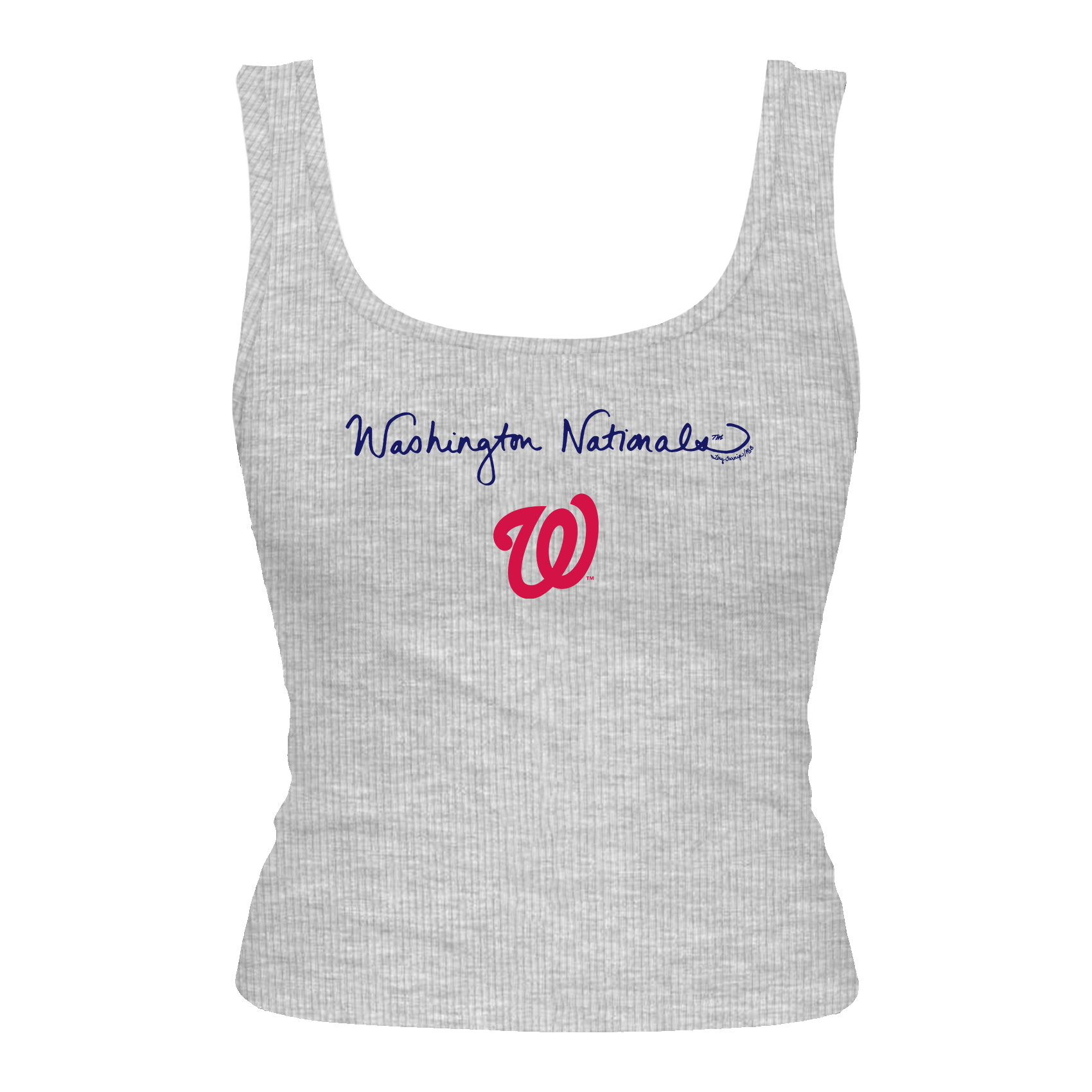 Washington Nationals Logo Script Emmy Tank