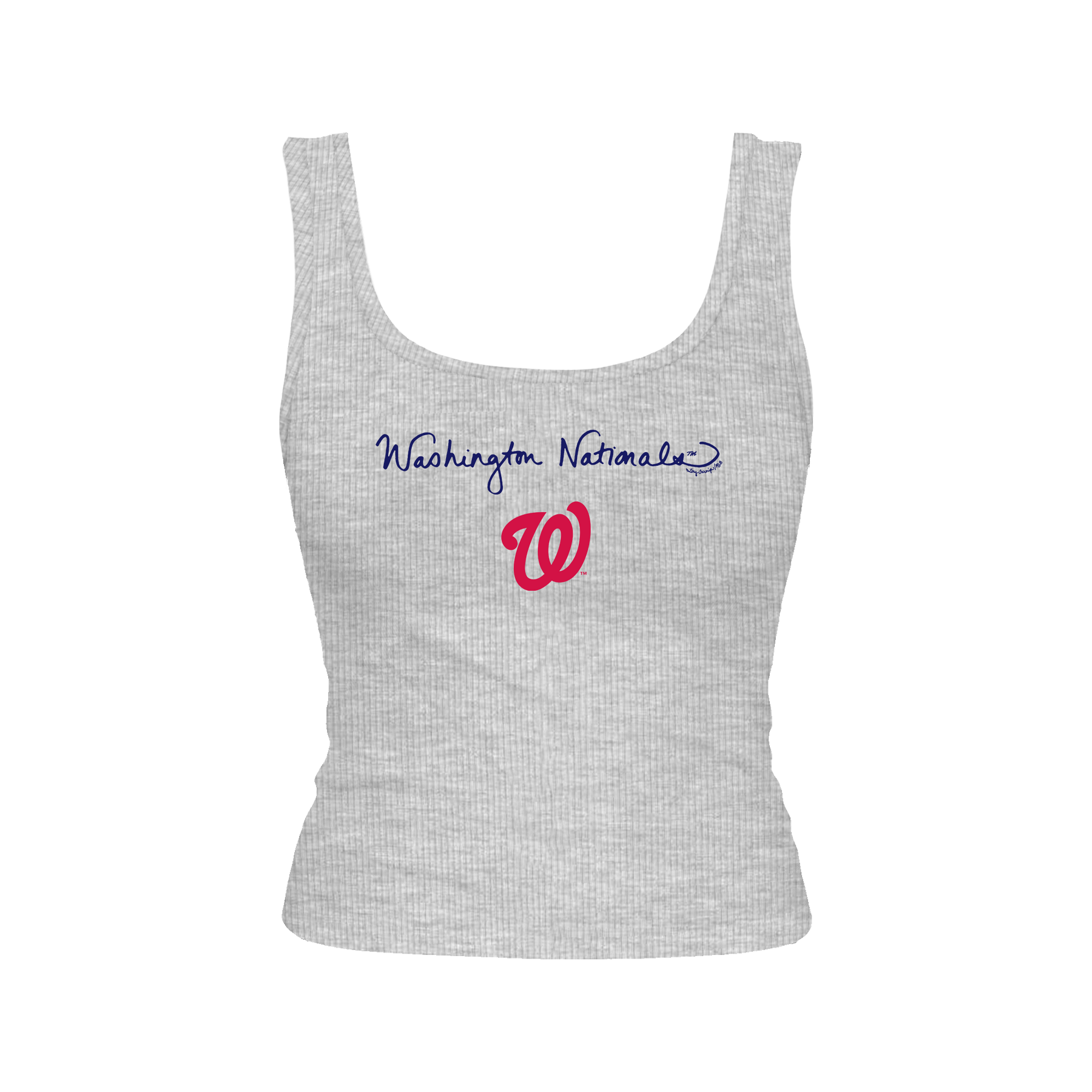 Washington Nationals Logo Script Emmy Tank