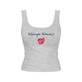 Washington Nationals Logo Script Emmy Tank