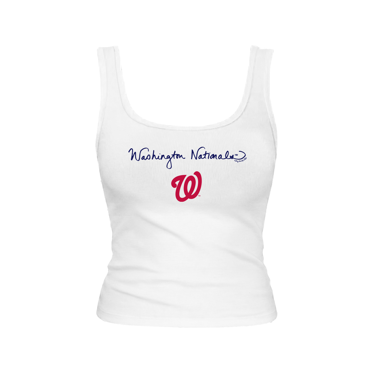 Washington Nationals Logo Script Emmy Tank