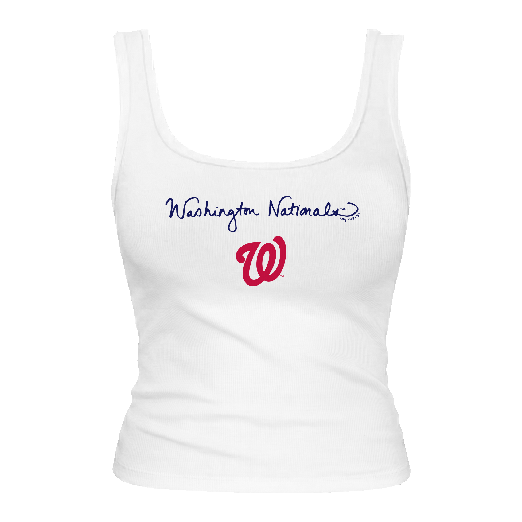 Washington Nationals Logo Script Emmy Tank