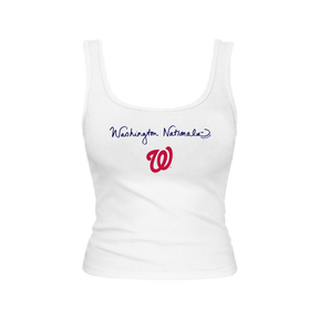 Washington Nationals Logo Script Emmy Tank