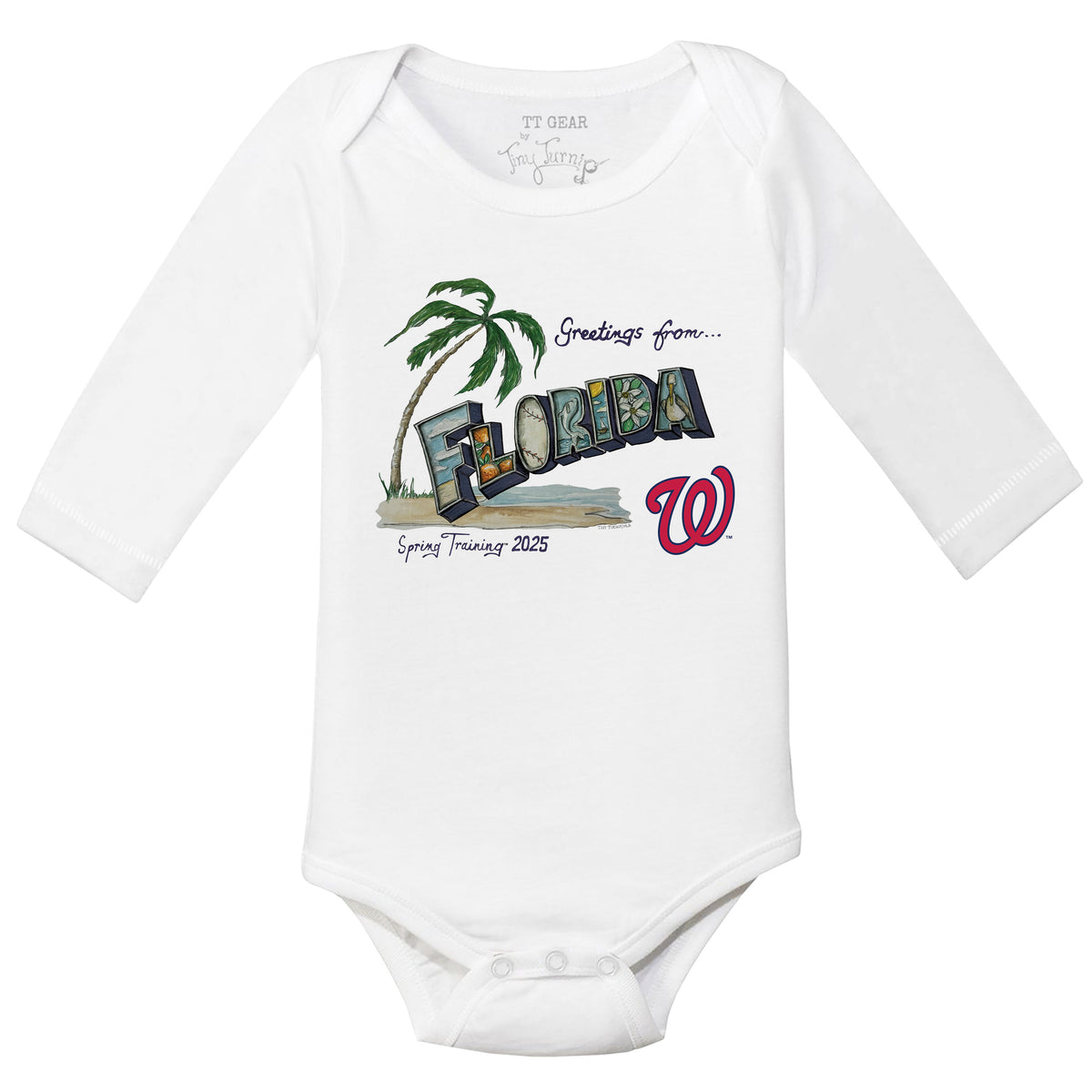 Washington Nationals Spring Training 2025 Long Sleeve Snapper