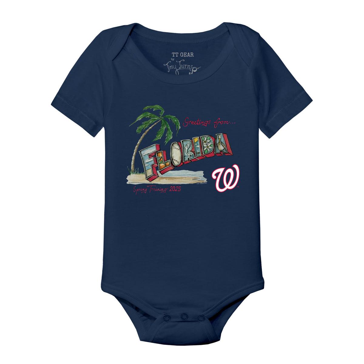 Washington Nationals Spring Training 2025 Short Sleeve Snapper