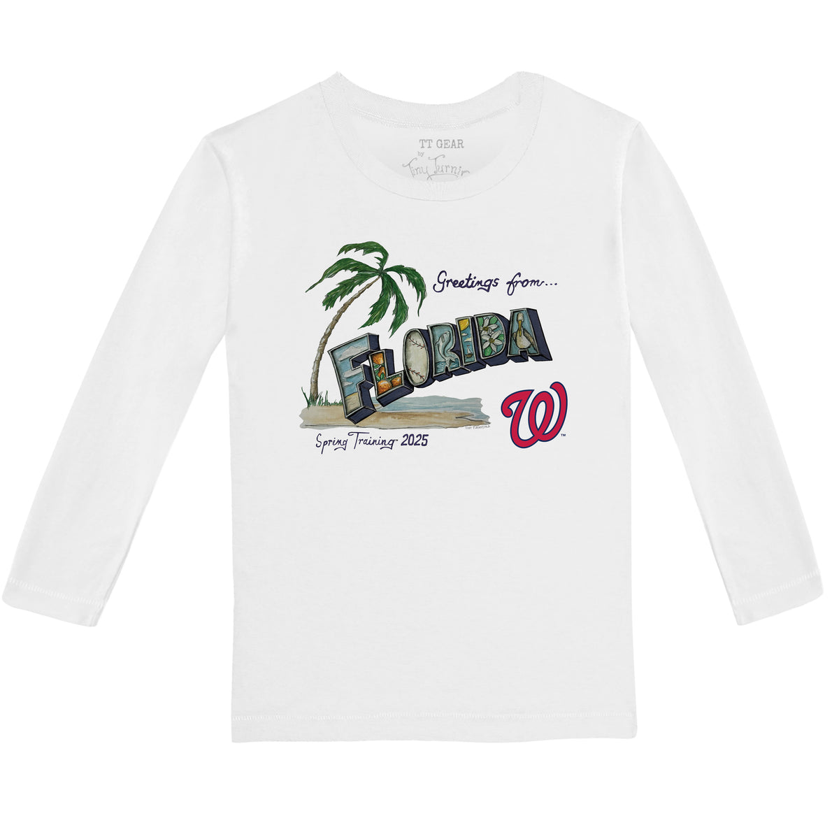 Washington Nationals Spring Training 2025 Long-Sleeve Tee Shirt