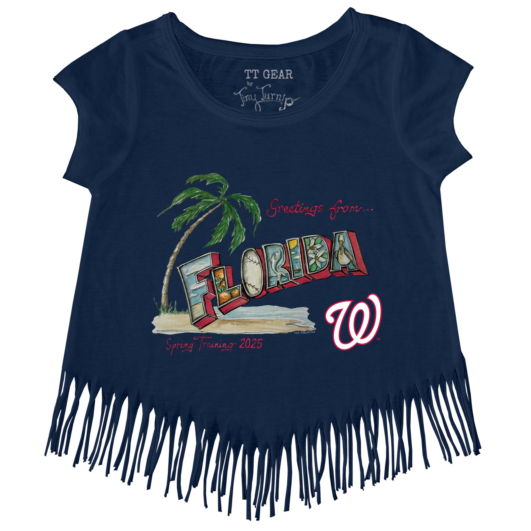 Washington Nationals Spring Training 2025 Fringe Tee