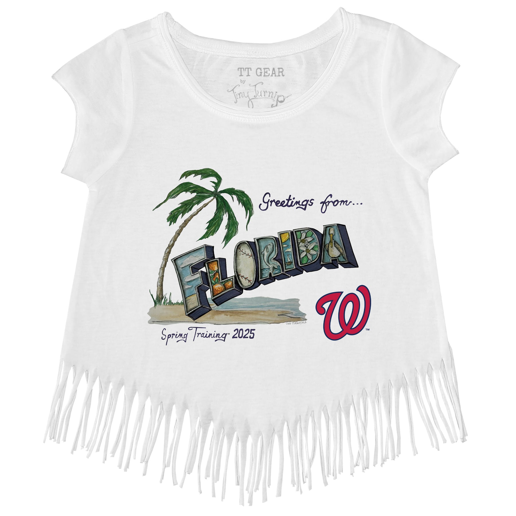 Washington Nationals Spring Training 2025 Fringe Tee