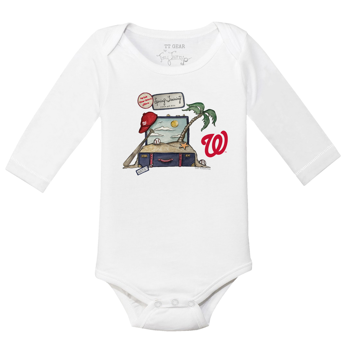 Washington Nationals Spring Training 2026 Long Sleeve Snapper - Tiny Turnip