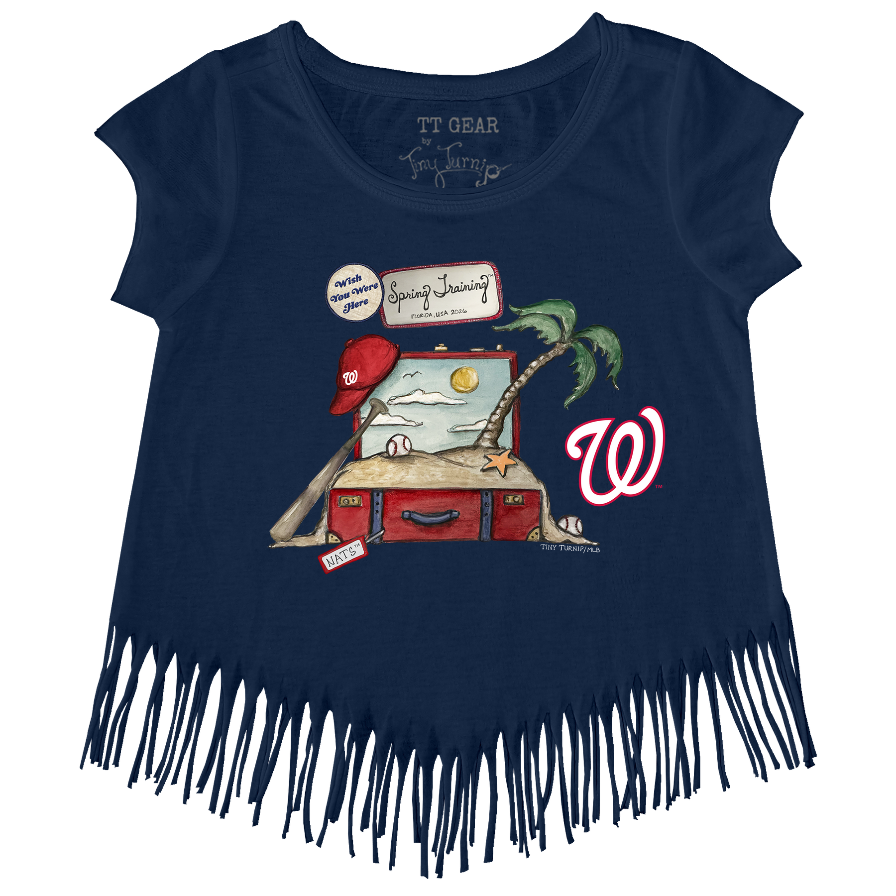 Washington Nationals Spring Training 2026 Fringe Tee - Tiny Turnip