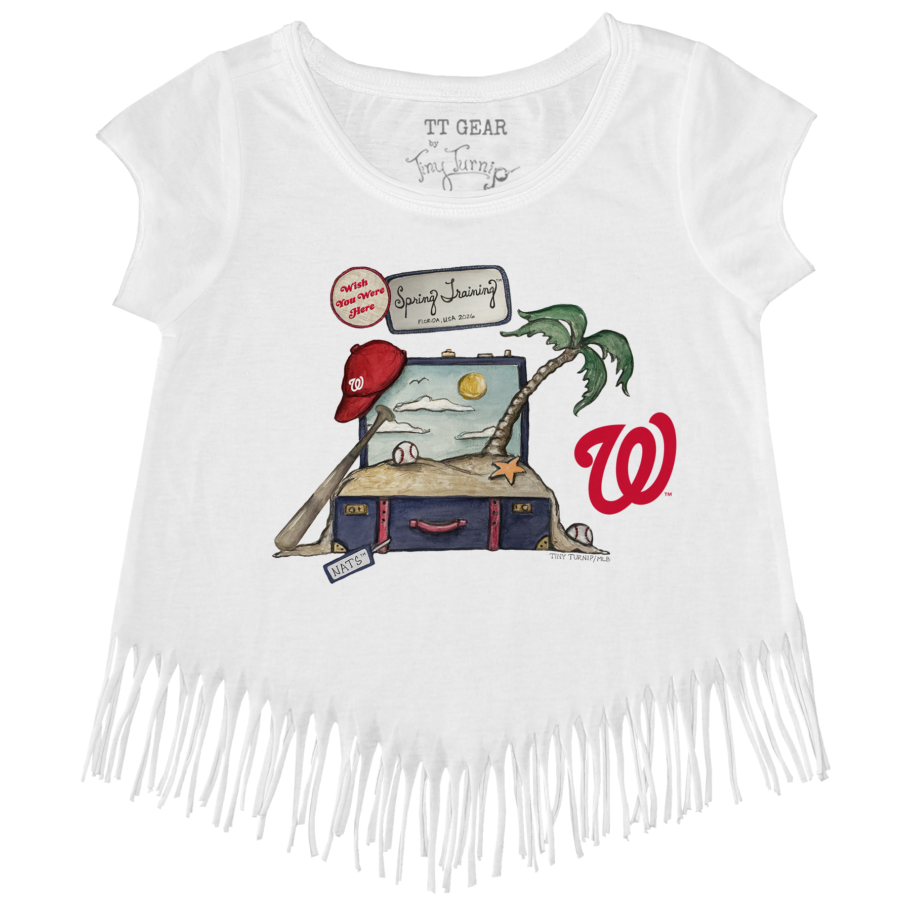 Washington Nationals Spring Training 2026 Fringe Tee - Tiny Turnip