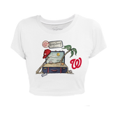 Washington Nationals Spring Training 2026 Riley Crop Tee - Tiny Turnip