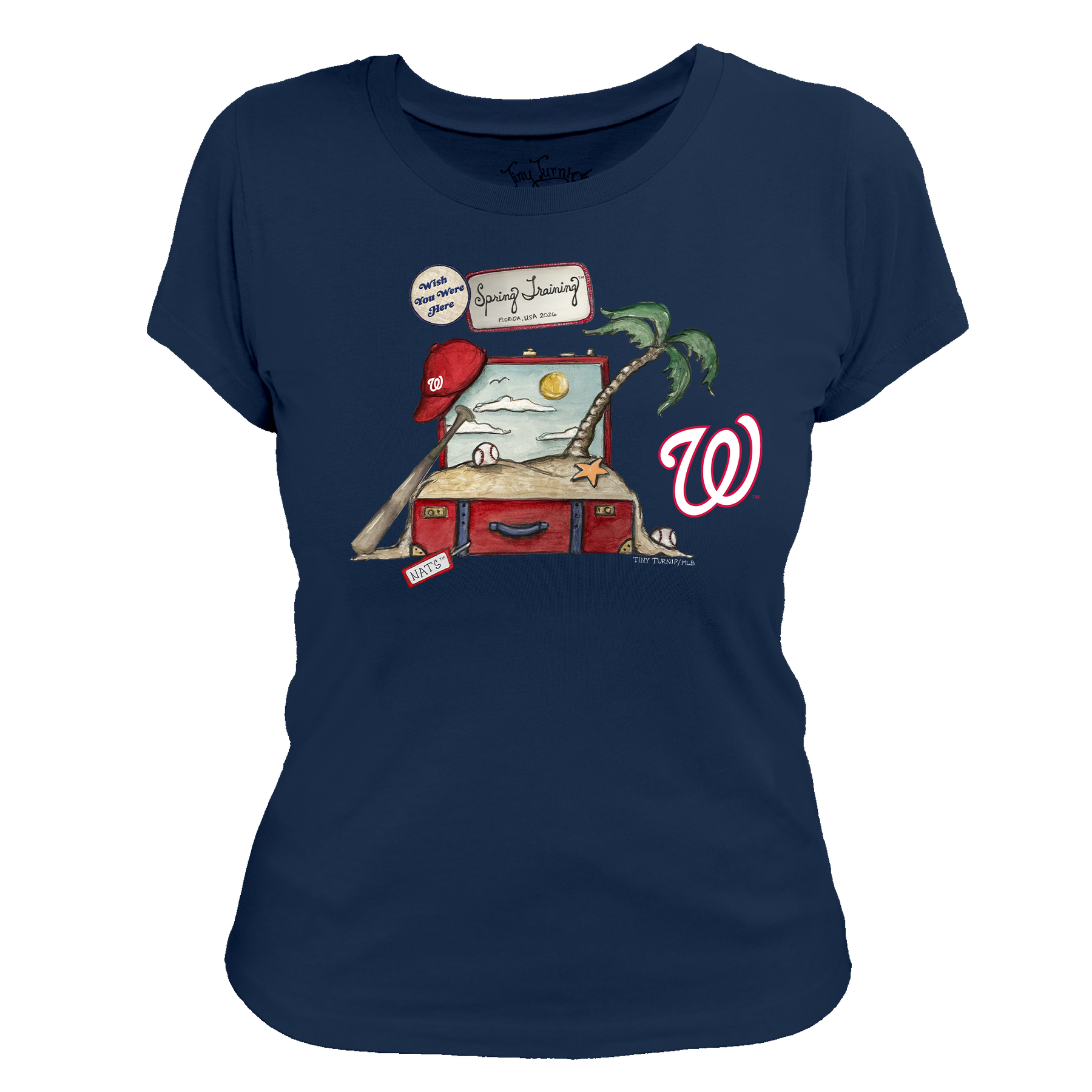 Washington Nationals Spring Training 2026 Women's Tee Shirt - Tiny Turnip