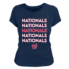 Washington Nationals Stacked Tee Shirt - Tiny Turnip