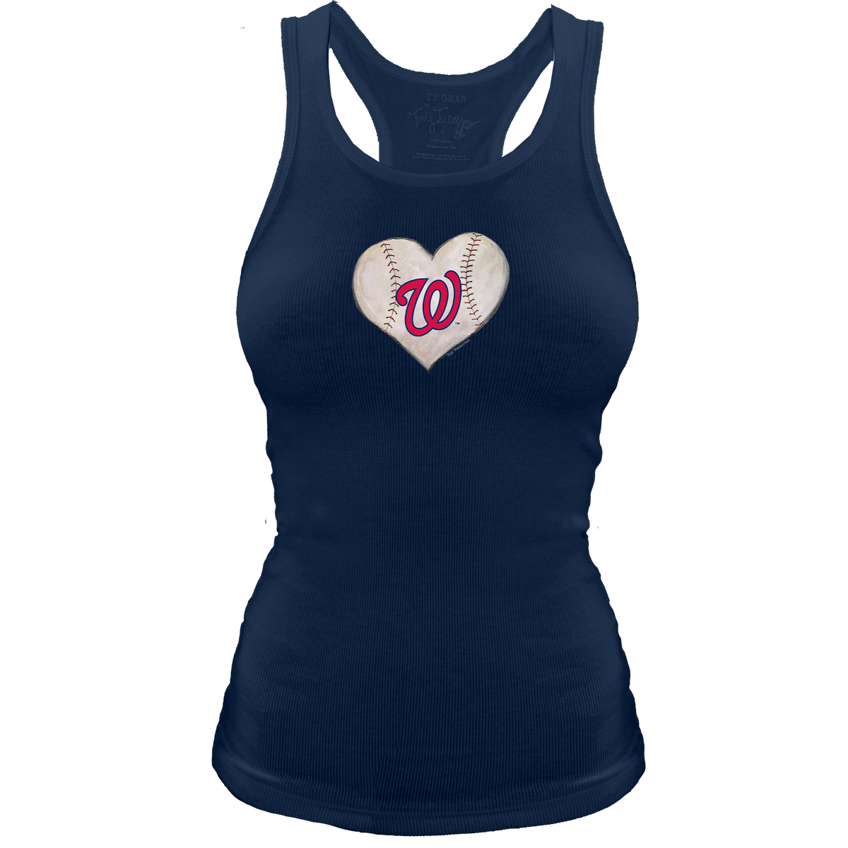 Washington Nationals Stitched Heart Classic Tank - Tiny Turnip