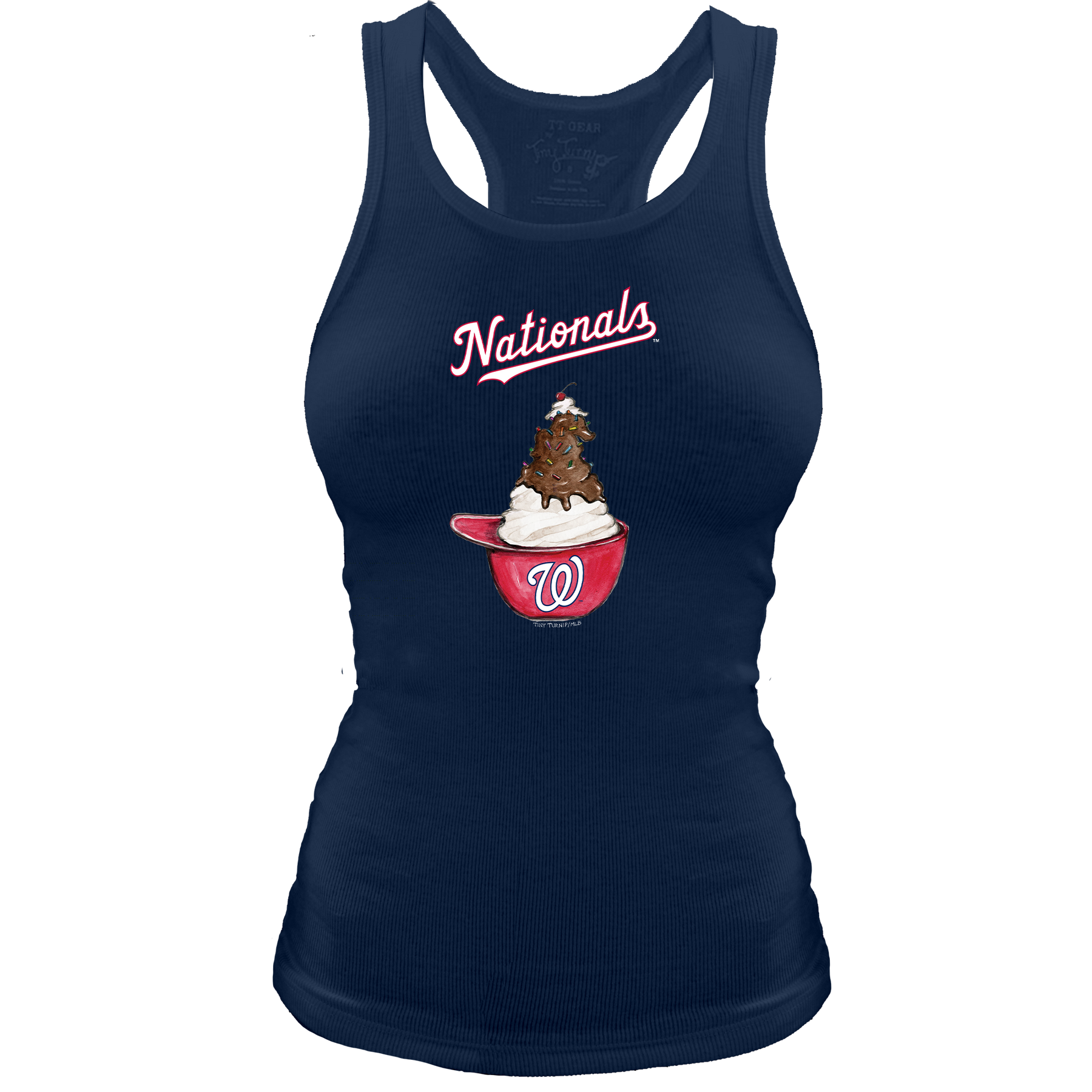 Washington Nationals Sundae Helmet Classic Tank - Tiny Turnip