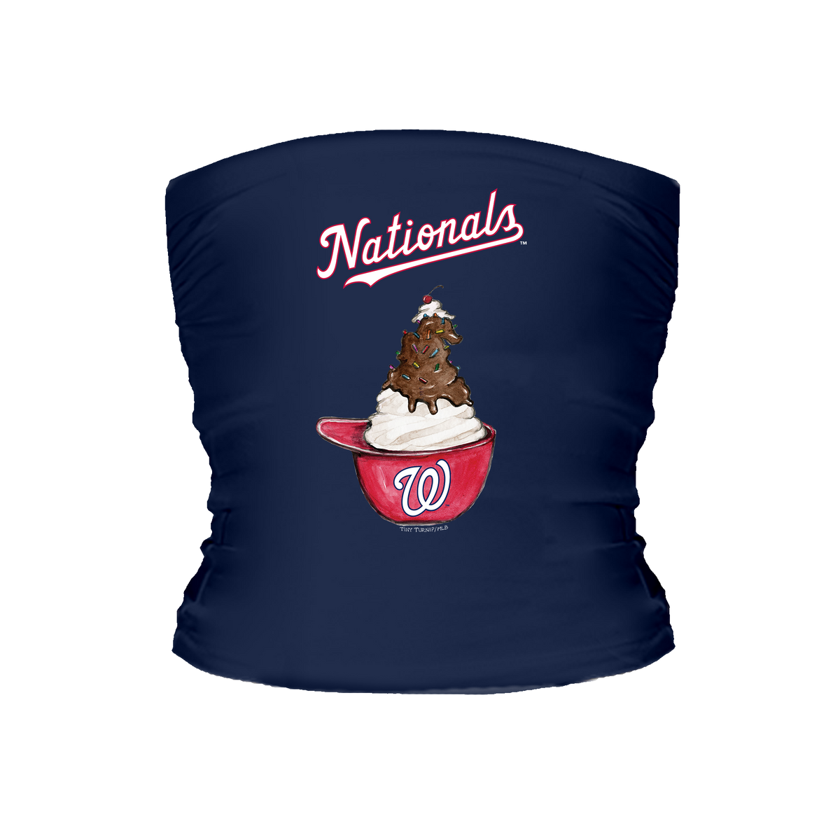 Washington Nationals Sundae Helmet Tube Top - Tiny Turnip