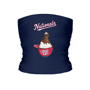 Washington Nationals Sundae Helmet Tube Top - Tiny Turnip