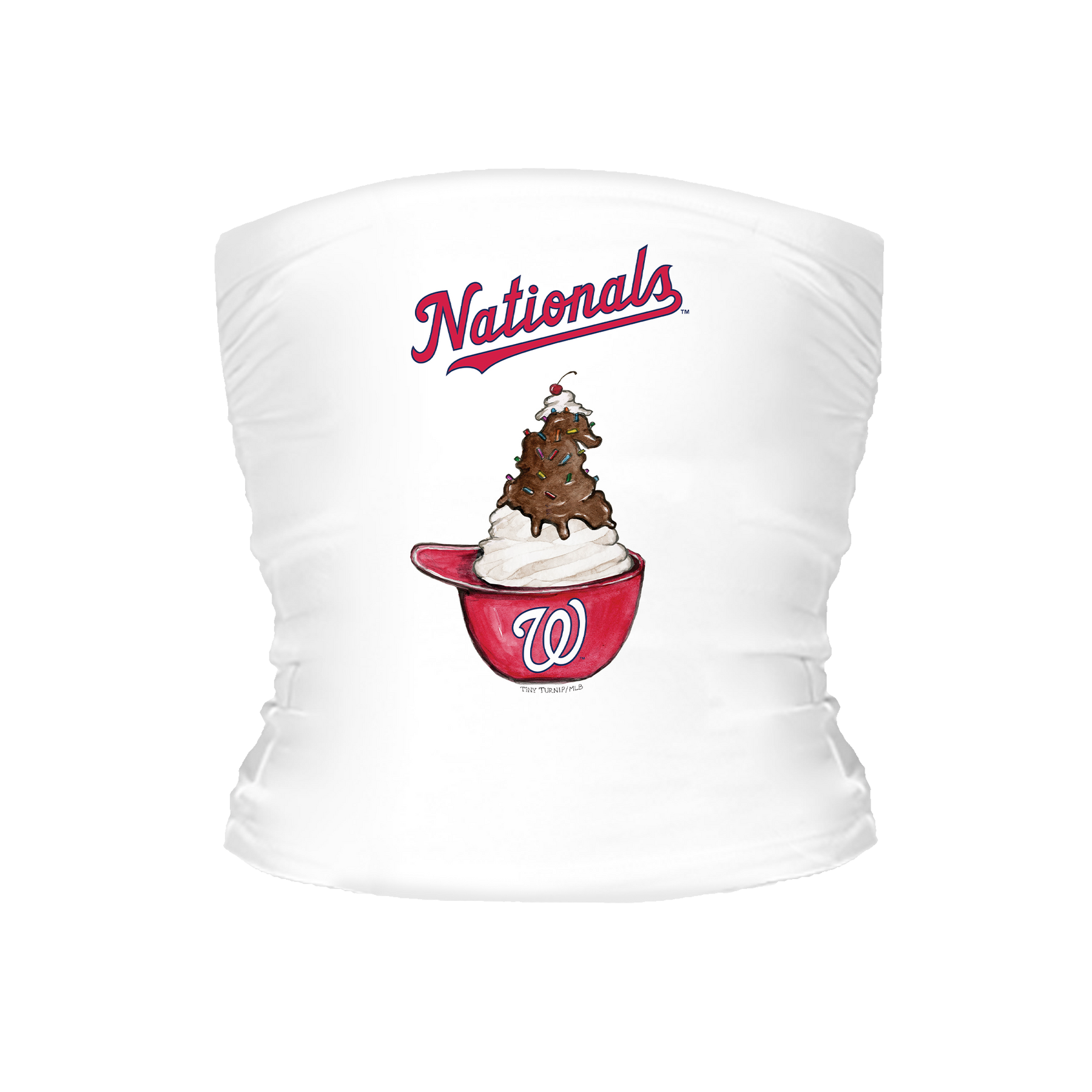 Washington Nationals Sundae Helmet Tube Top - Tiny Turnip