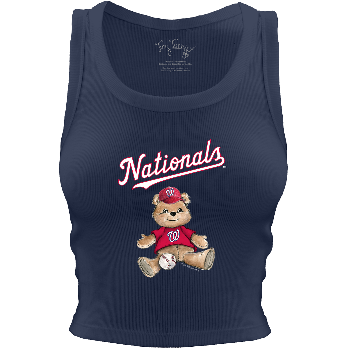 Washington Nationals Teddy Crop Tank