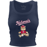 Washington Nationals Teddy Crop Tank