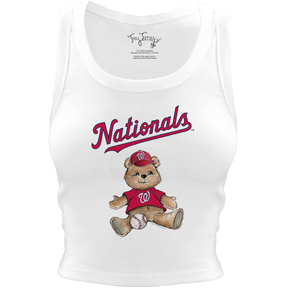 Washington Nationals Teddy Crop Tank
