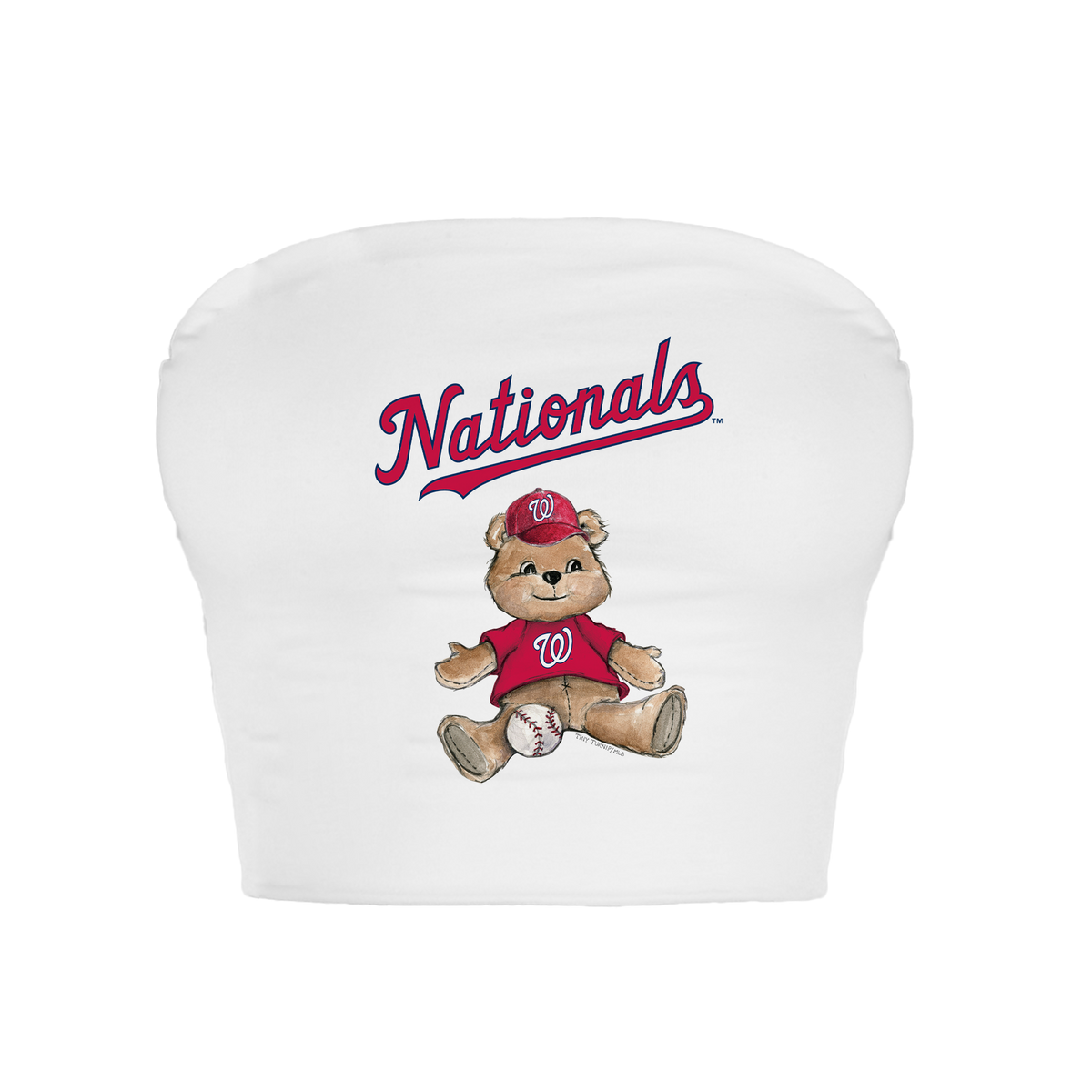 Washington Nationals Teddy Crop Tube Top