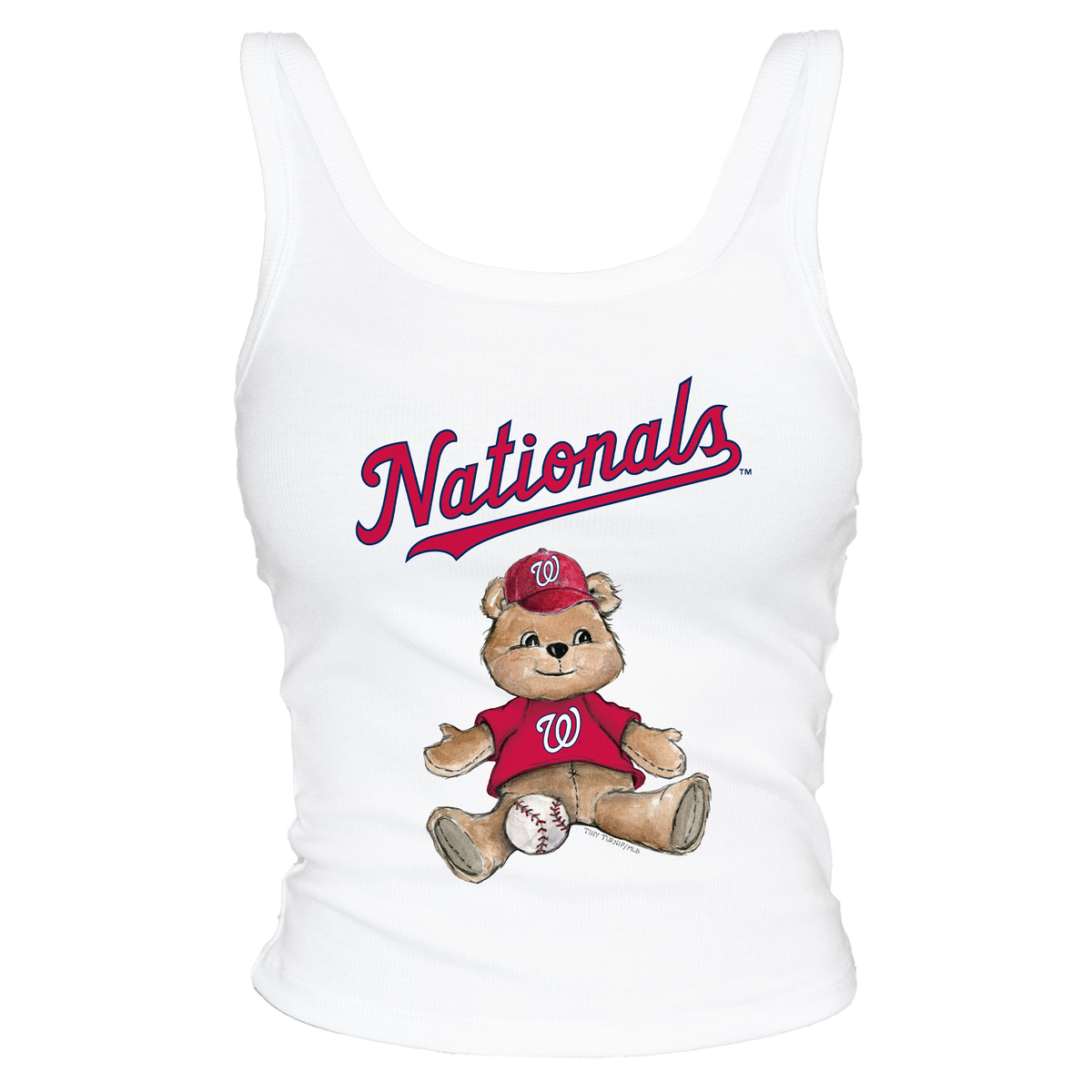 Washington Nationals Teddy Ribbed Tank
