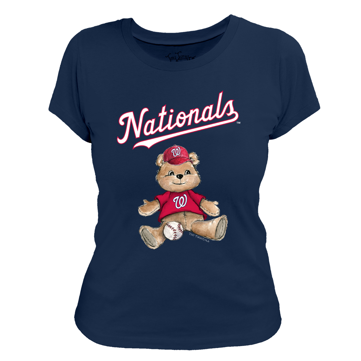 Washington Nationals Boy Teddy Women's Tee Shirt