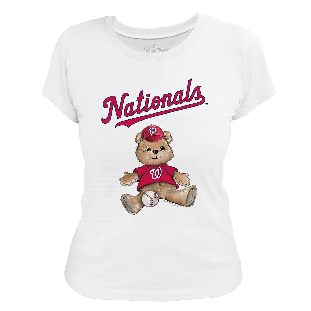 Washington Nationals Boy Teddy Women's Tee Shirt