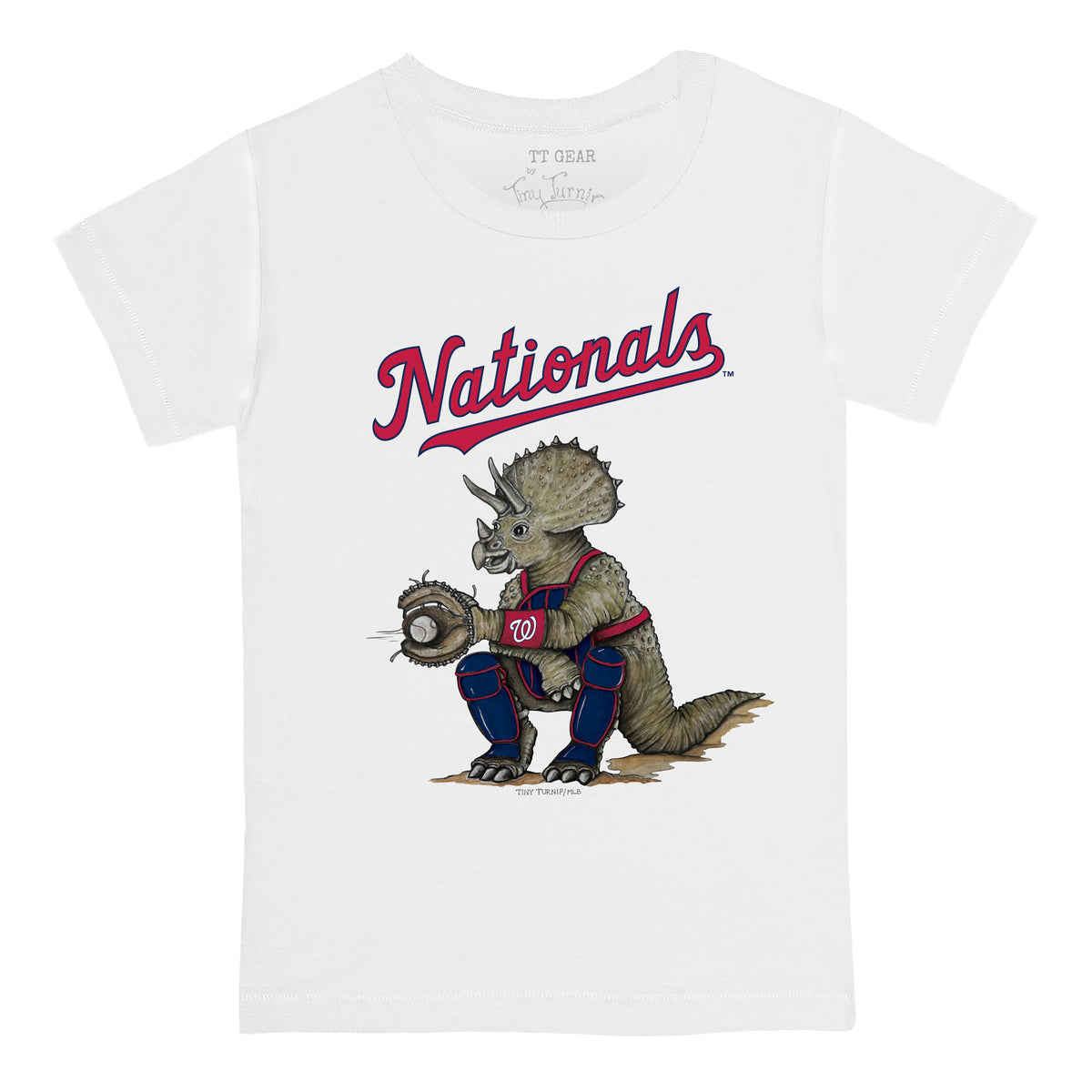 Washington Nationals Triceratops Tee Shirt