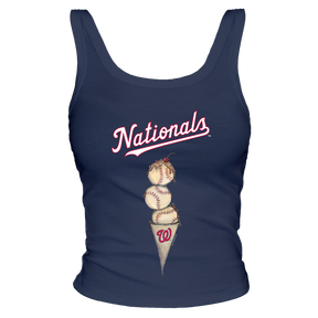 Washington Nationals Triple Scoop Ribbed Tank