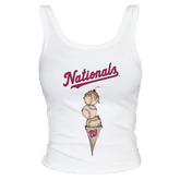 Washington Nationals Triple Scoop Ribbed Tank