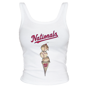 Washington Nationals Triple Scoop Ribbed Tank