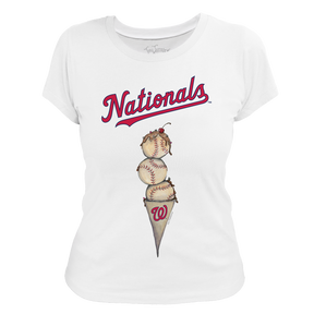 Washington Nationals Triple Scoop Women's Tee Shirt