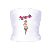 Washington Nationals Triple Scoop Crop Tube Top