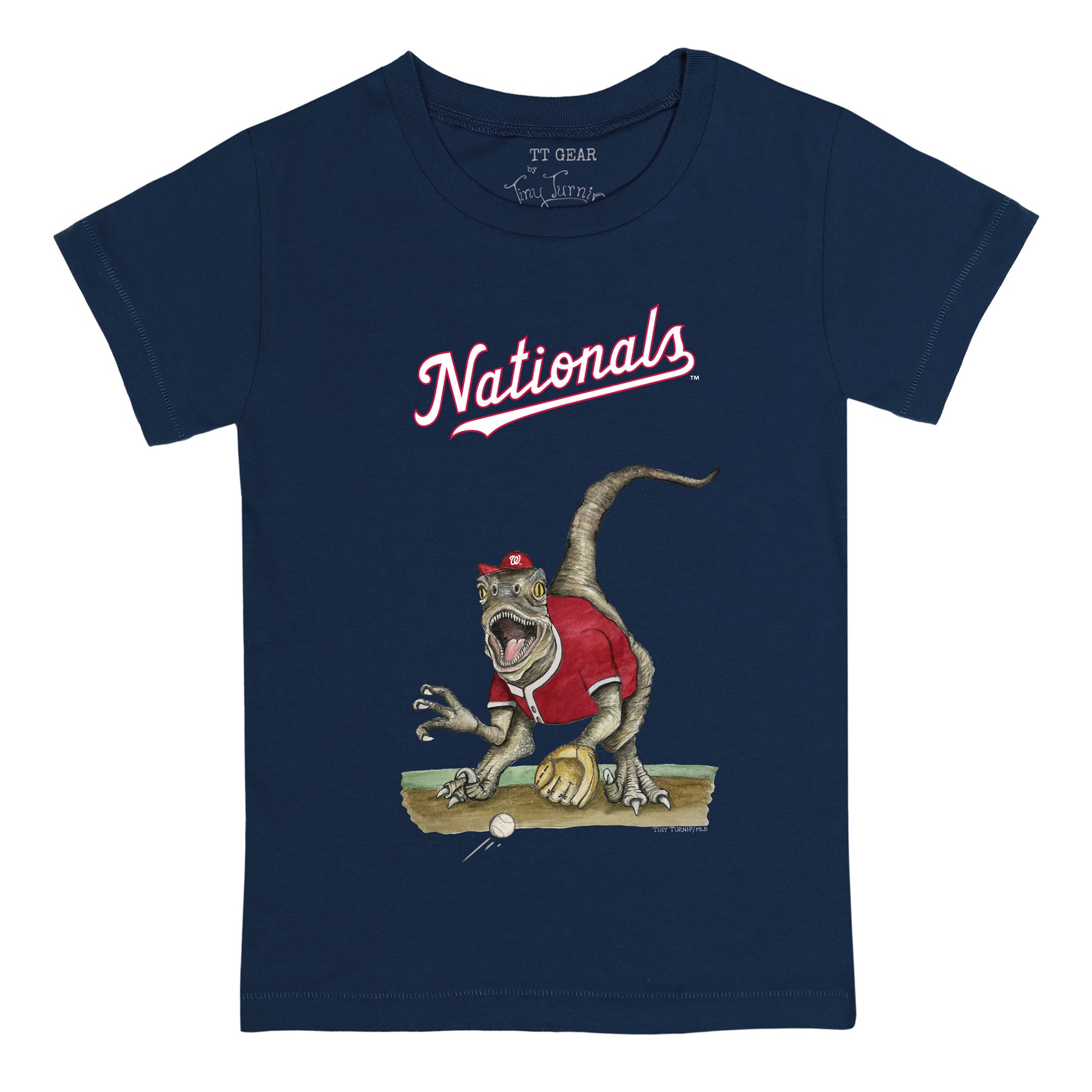 Washington Nationals Velociraptor Tee Shirt