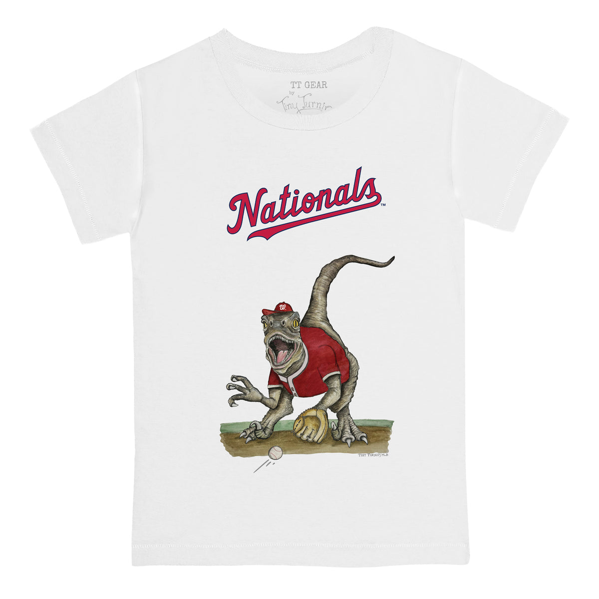 Washington Nationals Velociraptor Tee Shirt