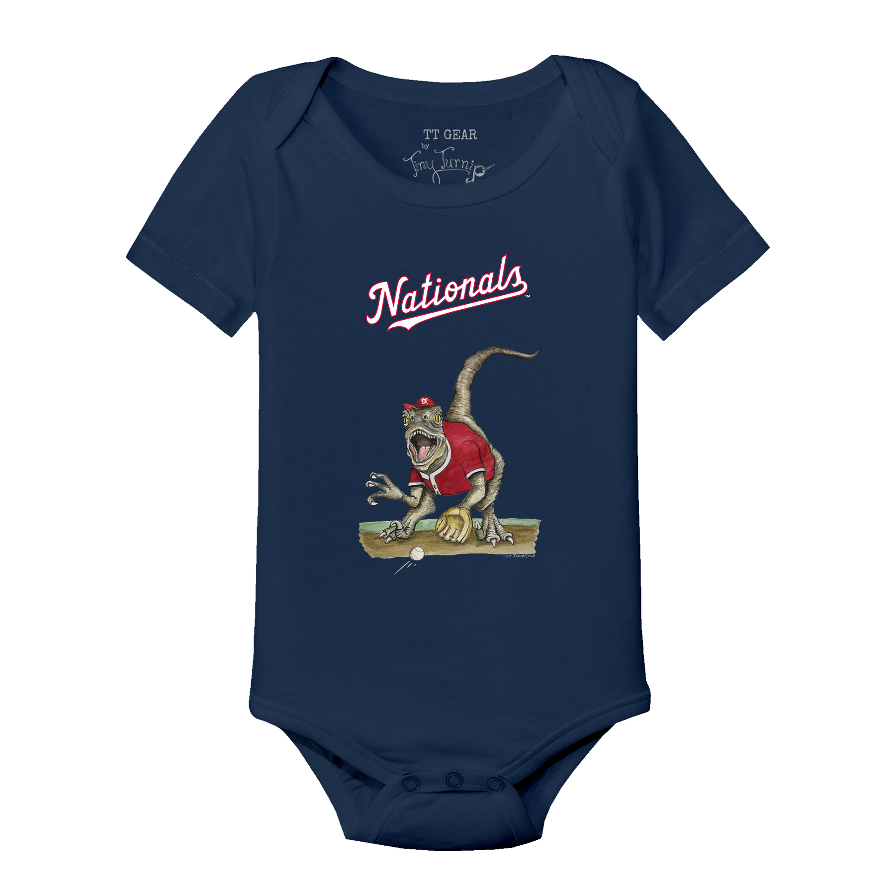 Washington Nationals Velociraptor Short Sleeve Snapper