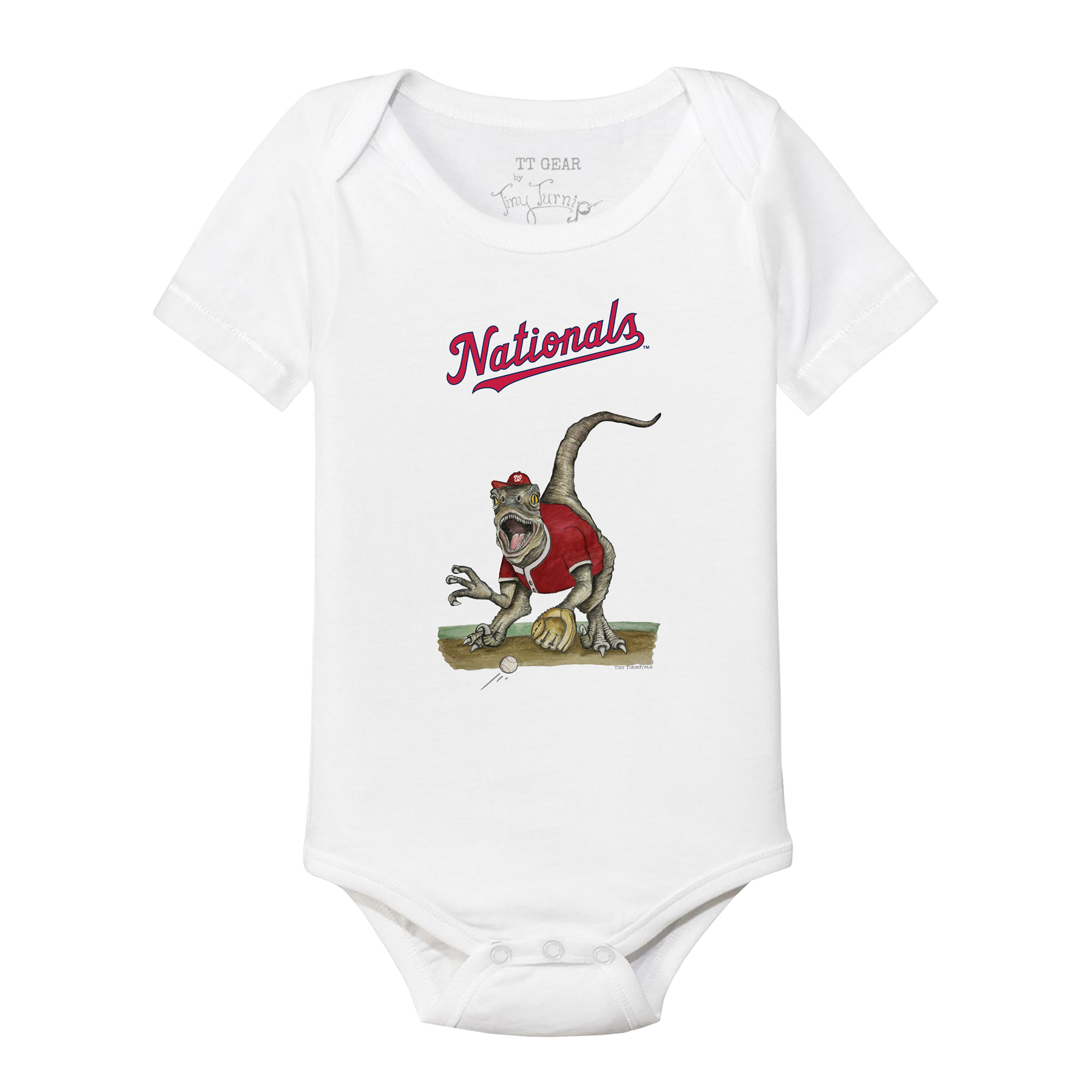 Washington Nationals Velociraptor Short Sleeve Snapper