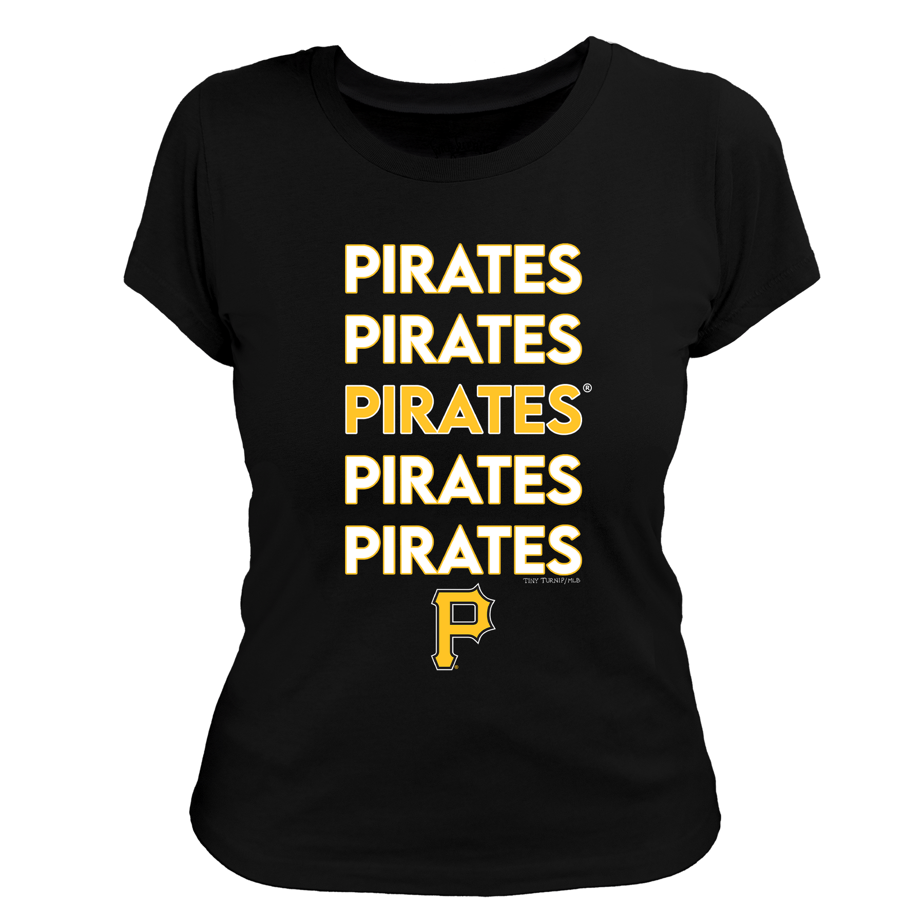 Pittsburgh Pirates Stacked Tee Shirt
