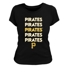 Pittsburgh Pirates Stacked Tee Shirt