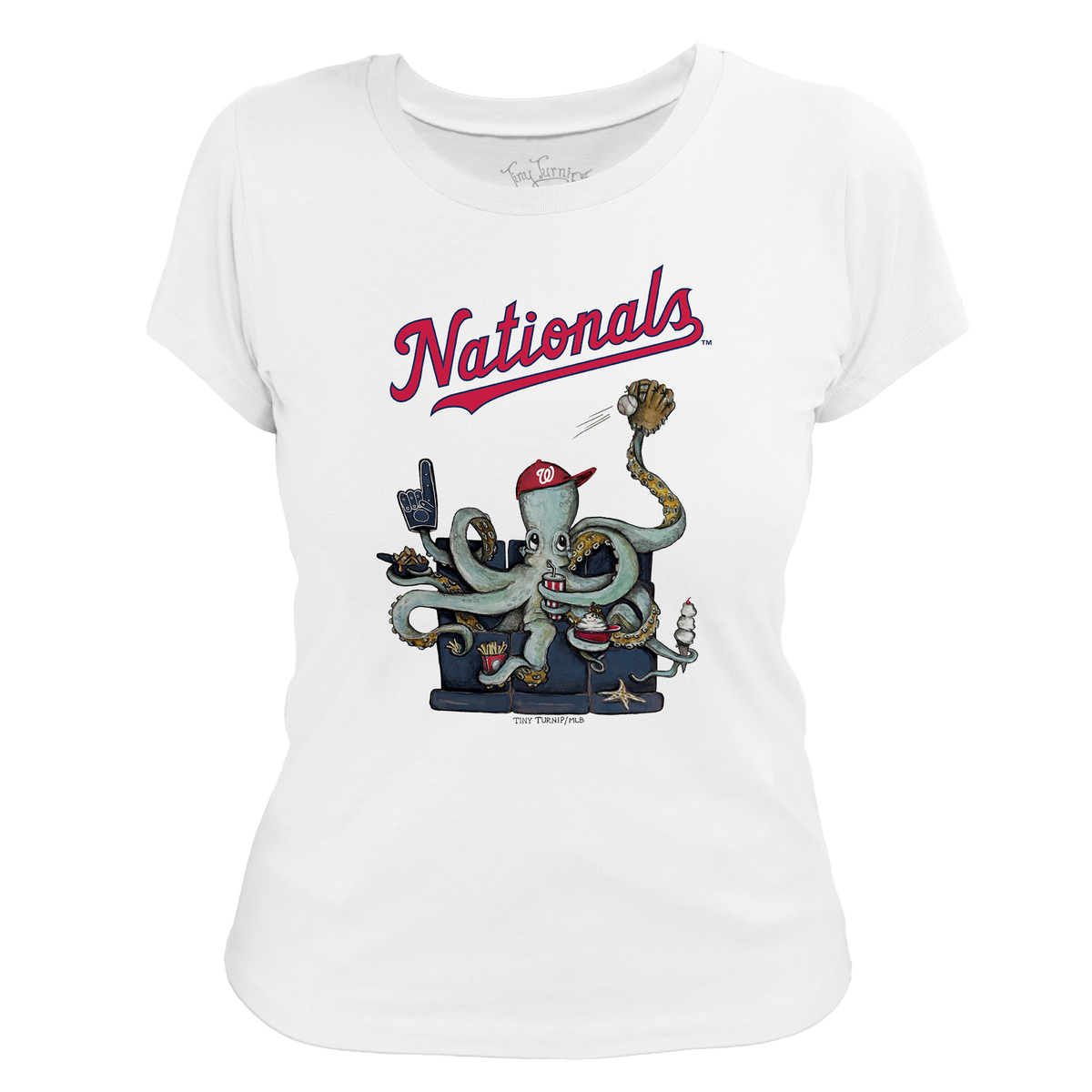 Washington Nationals Octopus Tee Shirt