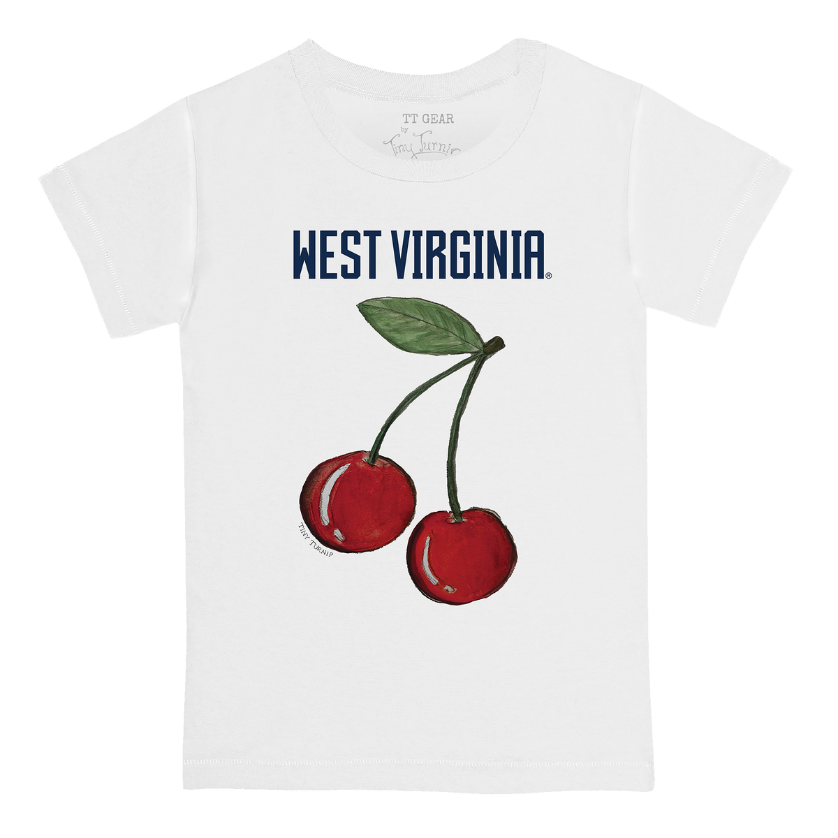 West Virginia Mountaineers Cherries Kid's Tee Shirt