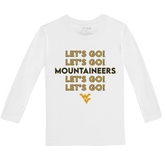 West Virginia Mountaineers Stacked Long-Sleeve Tee Shirt